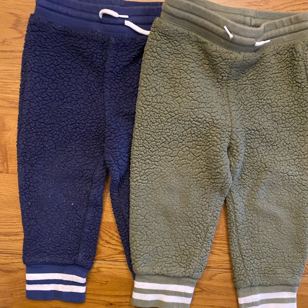 Baby Gap Toddler Boys’ Sherpa Sweatpants - Set of Two